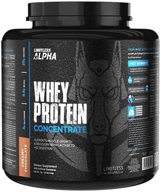 Limitless Whey Protein concentrate Creamy Chocolate 30 scoops powder 1KG Buy Online at Best Price in Egypt - Souq is now Amazon.eg